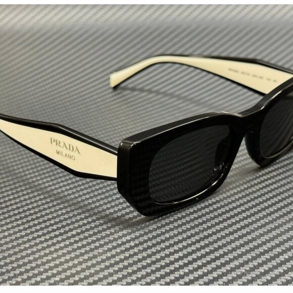 PRADA Black Grey Women\'s 53 mm Sunglasses